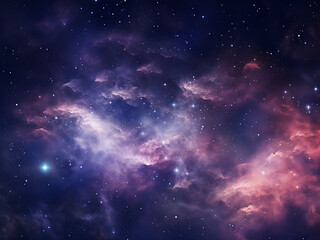 Obraz premium Nebulous wonders in the cosmos. AI Generation.