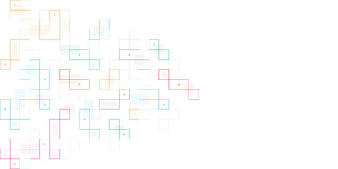 Minimalistic vector texture with linear squares pattern. Creative idea of modern design with abstract geometric background