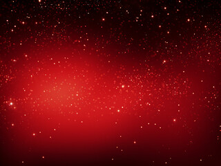 The allure of the red universe. AI Generation.
