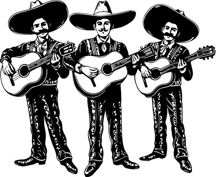 Traditional Mexican Mariachis Band