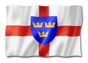 East Anglia Region flag, UK