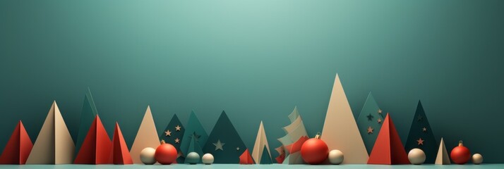 Ultrawide Abstract Christmas Background 26