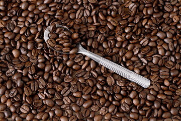 roasted coffee beans on display no people stock image stock photo