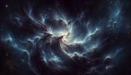 The universe filled with countless stars and nebula in deep space, astronomy concept