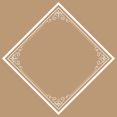 ゴールドのフレームデザイン。アンティークやヴィンテージスタイルの装飾。見出しや罫線のデザインセット