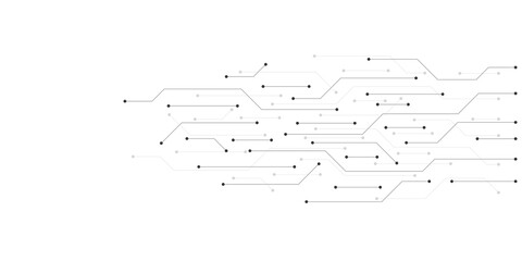 Circuit board texture with communication technology concept. Creative illustration