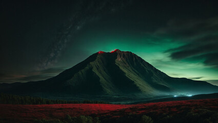 Crimson Kiss on Midnight Mountain