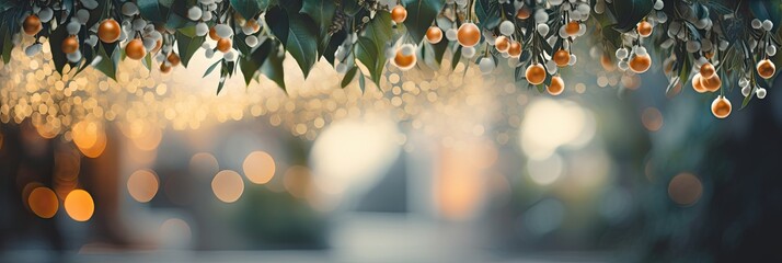 The French hang mistletoe in their homes during the Christmas season; this festive plant is considered a symbol of good luck.