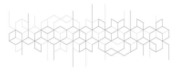 Fotobehang Abstract geometric background with isometric blocks, polygon shape pattern © berCheck