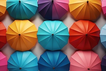 umbrella backgroundvarious colors