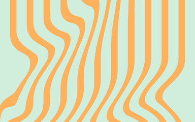 Abstract wallpaper and background with colorful waves. Trendy vector illustration in style retro
