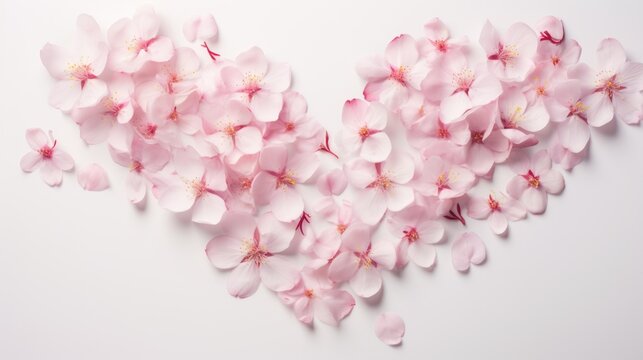  a close up of pink flowers on a white background with space for the word love written on the bottom of the image and the bottom half of the flowers in the lower half of the frame.