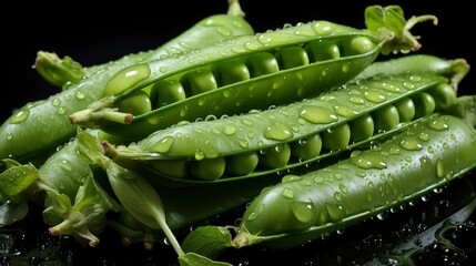 Bunch Ripe Green Pods Fresh Peas, Background Images, Hd Wallpapers, Background Image