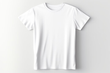 Mockup. White T-shirt. AI generative.