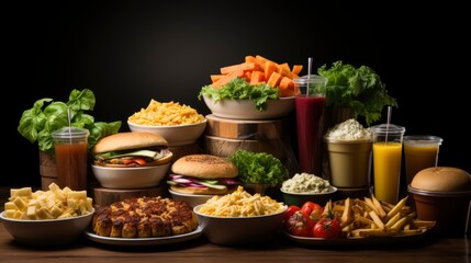 Diverse Paper Containers Takeaway Food Delivery, Background Images, Hd Wallpapers, Background Image