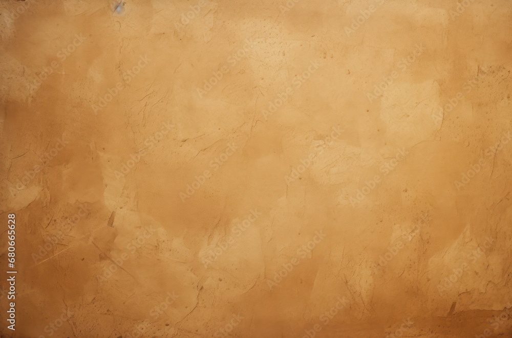 Poster a brown wall with a clock on the top and a clock on the bottom of the wall and a clock on the bottom