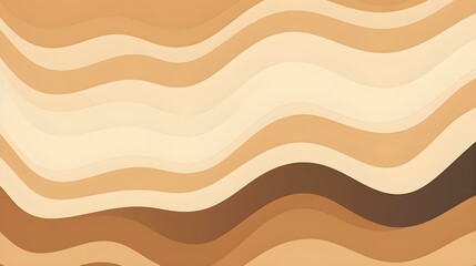 Minimalistic Background of abstract Waves in beige Colors. Creative Retro Wallpaper