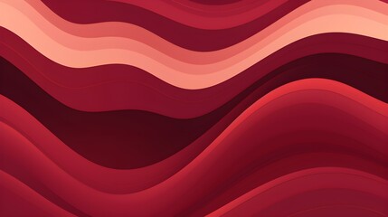 Minimalistic Background of abstract Waves in burgundy Colors. Creative Retro Wallpaper