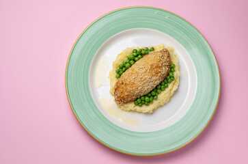 Ukrainian cuisine. Cutlet in Kyiv style