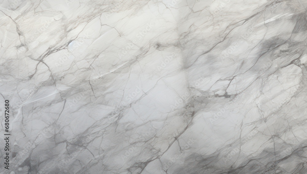 Poster a close up of a marble textured surface with a black and white clock on the left side of the image.