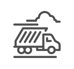 Garbage related icon outline and linear vector.