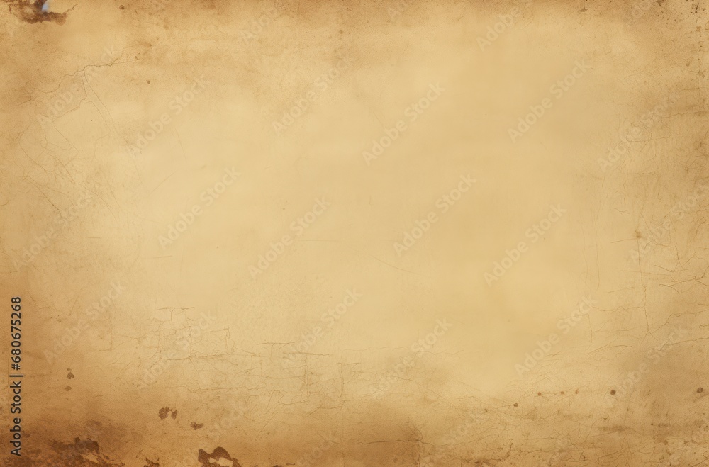 Poster an old paper background with a grungy texture and a space for a text or a picture to put on it.