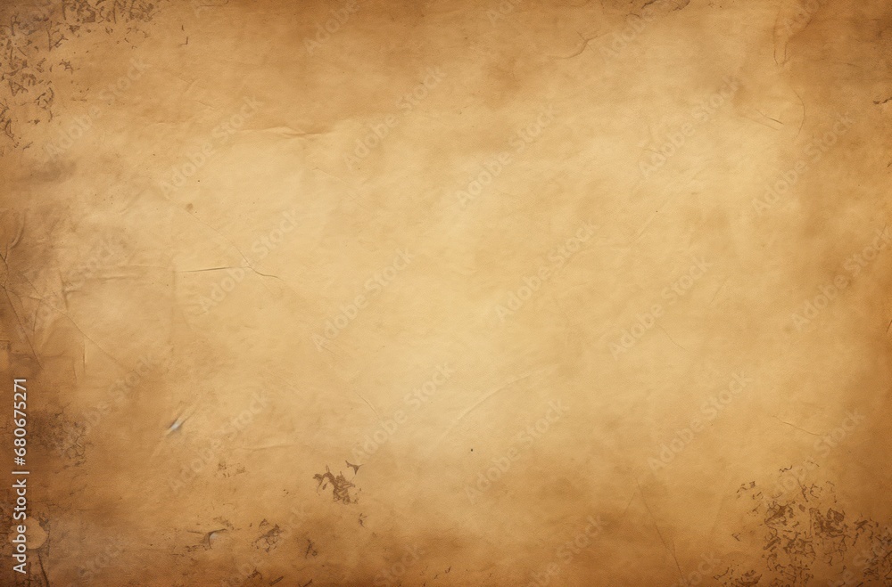 Poster an old paper background with a grungy texture and a space for a text or a picture or image.