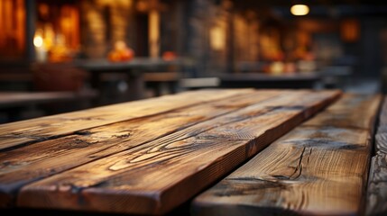 Wooden Board Empty Table Front Blurred, Background Images, Hd Wallpapers, Background Image - obrazy, fototapety, plakaty