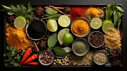 World Map Made Different Spices, Background Images, Hd Wallpapers, Background Image
