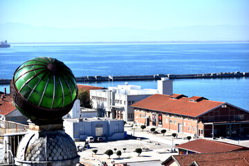 city old town country, down town of Thessaloniki