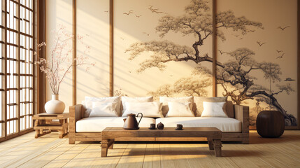 Japanese style room interior
