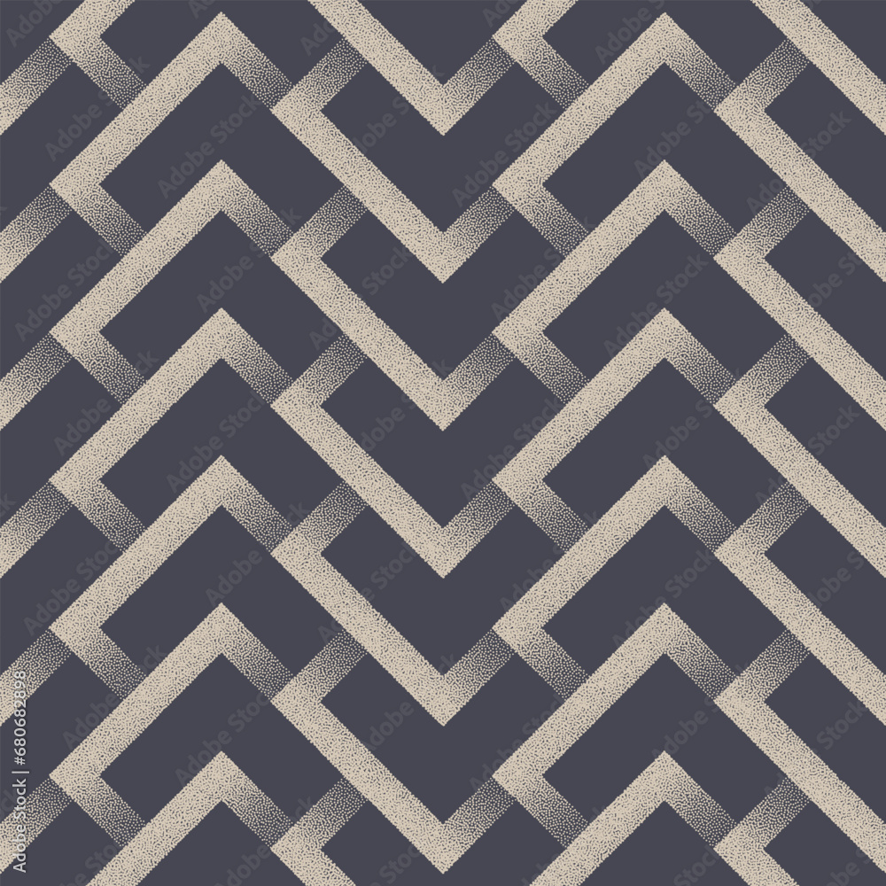 Poster ultra modern chevron seamless pattern trend dotted conceptual abstract background. sophisticated int