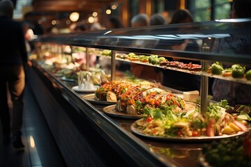 Obraz premium all inclusive food buffet at the hotel