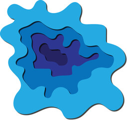 Cutting Effect Background