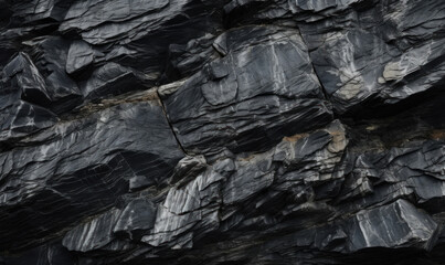 The black volcanic stone's volumetric background texture is complemented by stunning lighting