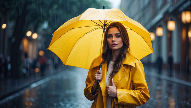 Frau im Friesennerz, generated image