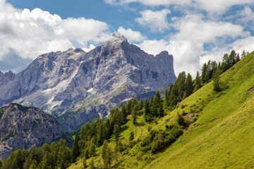 Fototapeta na wymiar Mount Civetta, Dolomites Alps mountains, Italy