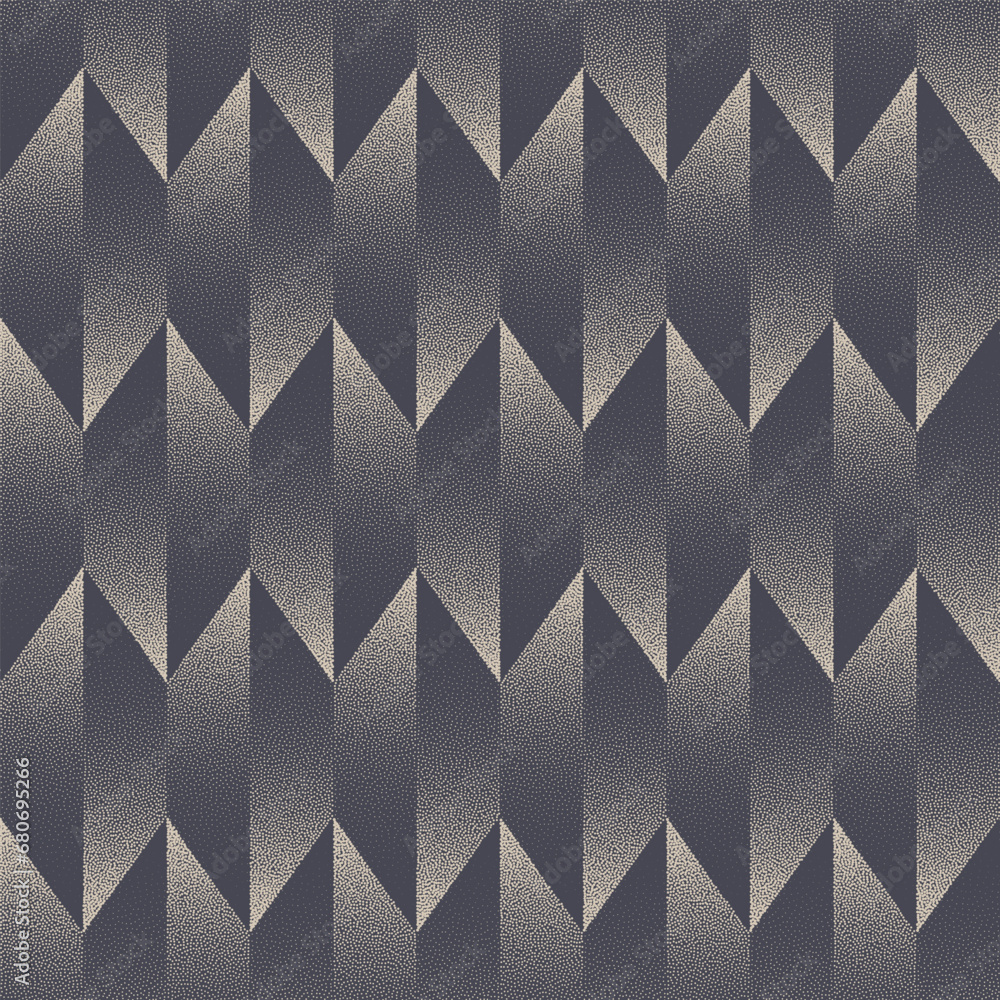 Poster old fashioned classical posh seamless pattern trend vector dotwork abstract background. 1950s 1960s 