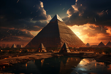 Majestic pyramid shape inspiring