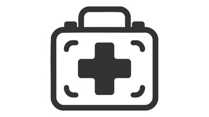 This First Aid Box icon is in Line style available to download as EPS 10