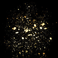 glitter  stars overlay black background illustrator effect shiny spark spot glitter lights celebration golden dust pink rose leaf's black screen effect charismas  happy new year Chand rat celebration 