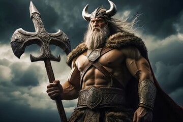 Perun Slavic God of Thunder, Sky, Lightning, Storms, Rain, Law, War, Fertility and Oak Trees