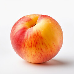 Fototapeta na wymiar peach isolated on white background