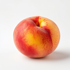 peach isolated on white background