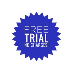 ''Free trial'' Sign Design