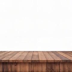 Wooden floor on a white background