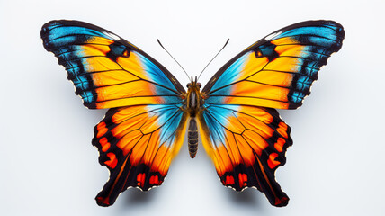 Colorful butterfly on isolated background 