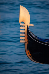 Gondola bow in golden light © ander320