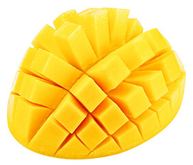 Mango isolated on white background, full depth of field