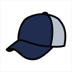 baseball hat - baseball cap - icon vector design template